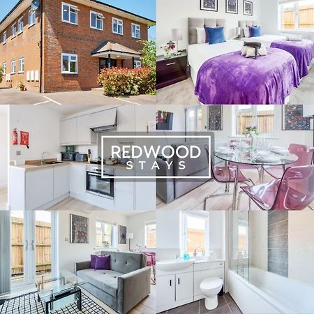 Modern Serviced Apartments For Contractors & Families With Free Parking, Wifi & Netflix By Redwood Stays Basingstoke Luaran gambar
