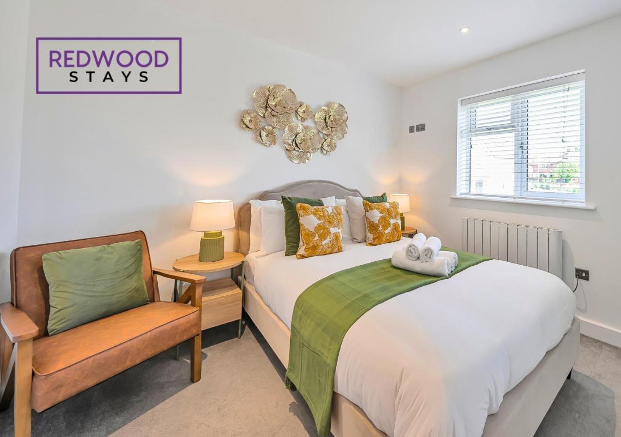 Modern Serviced Apartments For Contractors & Families With Free Parking, Wifi & Netflix By Redwood Stays Basingstoke Luaran gambar